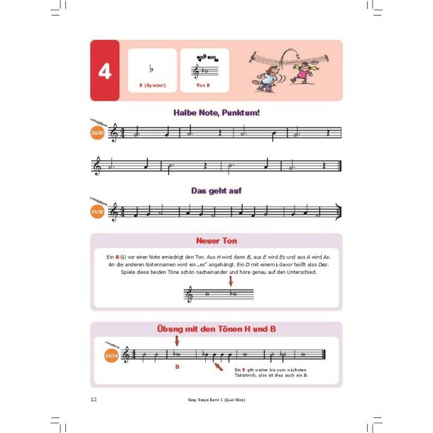 Easy Steps [D] Band 1 : Schritt f&uuml;r Schritt Querfl&ouml;te spielen lernen